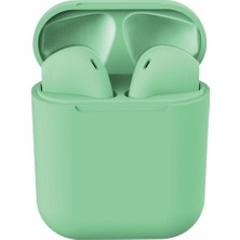 Bukrem Store Homyl INPODS12 Bluetooth 5.0 Dokunmatik Tws Mini Kablosuz Kulak Içi Kulaklık Yeşil