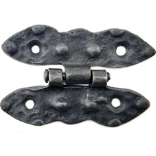 Senka Antika Tarz Dekoratif Pirinç Bodur Menteşe - 75X50 Mm, Oksit