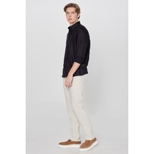 Lee %100 Keten Regular Fit Normal Kesim Cepli Pantolon
