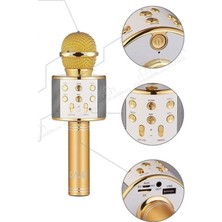 Şarj Edilebilir Telefon ve USB Bağlantılı Şarkı Karaoke Mikrofon