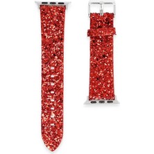 Senka Newface Watch 42MM Starry Taşlı Kordon - Kırmızı