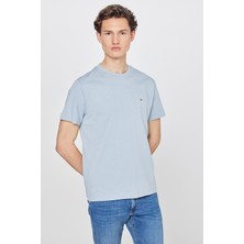 Lee %100 Pamuk Regular Fit Normal Kesim Bisiklet Yaka Logo Detaylı Tişört