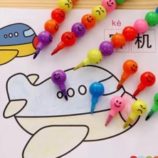 Fta Ticaret 4'lü Emojili Yumurtlayan Boya Kalemi Seti