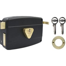 Cansa Yuma YM-600 Kilit Yuma Tirajlı Kilit Oval Karşılıksız Siyah