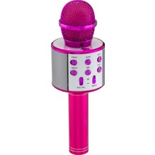 Mf Product Acoustic 0255 Karaoke Mikrofon Pembe