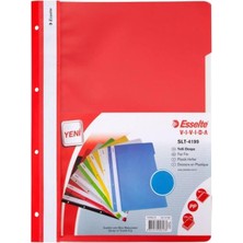 esselte telli dosya plastik a-4 kırmızı 4199 50 li (1 paket 50 adet)
