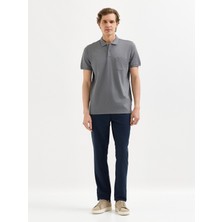 Karaca Gri T-Shirt-Polo Yaka Tişört