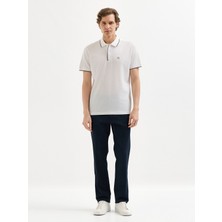 Karaca Beyaz T-Shirt-Polo Yaka Tişört