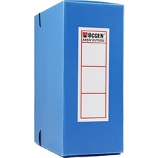 Üçgen Proje Arşiv Kutusu Plastik 24X32X22 Cm (50 Li Paket)