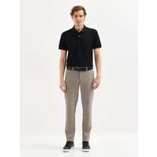 Karaca Siyah Slim Fit Casual Pantolon