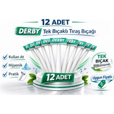 Cansa Derby Tek Bıçaklı Tıraş Bıçağı Avantajlı Paket Seçenekleri 12 Adet