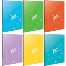 Gıpta Back A4 Tel Dikişli Plastik Kapak Defter 100 Yaprak Çizgili 3-4987000-2011 (12 Li Paket)