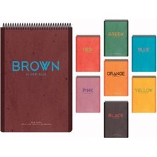  gıpta bloknot new notes spiralli sert not defteri 17x24cm 100 yaprak çizgili 4668 (1 adet)