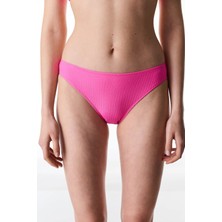 Penti Parlak Pembe Nena Dokulu Orta Bel Bikini Altı