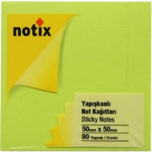  gıpta yapışkanlı not kağıdı 76x51 mm neon yeşil 12 li 4-2116300-5001 (1 paket 12 adet)
