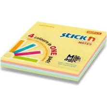  hopax stickn 76x76mm magic pastel notes 100 yaprak yapışkanlı not kağıdı 4-2157400-5001
