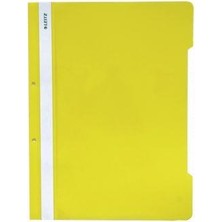 Leitz 4189 Telli Dosya A-4 Plastik Sarı 50 Li (1 Paket 50 Adet)