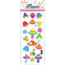  ticon puffy sticker mantar tps-010/4 348940 (20 li paket)