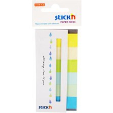  hopax stickn 21596 ındeks (ışaret bandı) yapışkanlı 180 yaprak 50x20 mm yaz rengi 6 renk