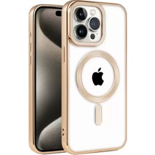 Sh Ticaret Iphone 14 Kılıf Kronos Magsafe Kapak - Gold