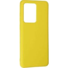 Sh Ticaret Galaxy S20 Kılıf Nano Içi Kadife Silikon - Sarı