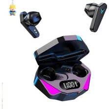 Bukrem Store Markingyes X15 Düşük Gecikmeli Kablosuz Bluetooth Kulaklık - E-Spor ve Oyun U36I5T Siyah