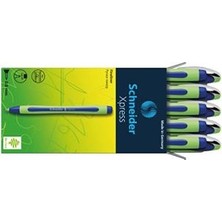  schneider 190003 fineliner xpress 0.8 mm fiber uçlu kalem mavi scr092 (10 lu kutu)