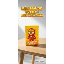 Kobe Home Mini Blok 3D Puzzle –  Bricks Benzer Kahraman Serisi | Kahraman Adam Blok