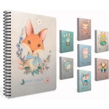 Gıpta Easy Notes Spiralli Karton Kapak Defter A4 80 Yaprak Çizgili 4745 (Karışık Renk 1 Adet)