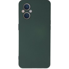 SHC4200 Reno 7 Lite Kılıf Nano Içi Kadife - Koyu Yeşil