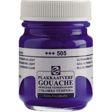 Talens 505 Guaj Boya 16 Ml Ultramarine Light (Ultramarine İşık) (10 Lu Paket)