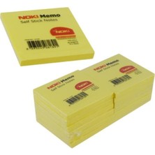Noki Yapışkanlı Not Kağıdı 80 Yaprak 76X76Mm Limon Sarı 12133 (12 Li Paket)