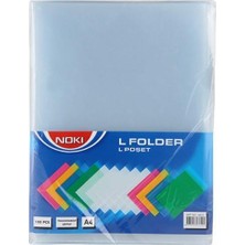 Noki A-4 Poşet Dosya L Tipi 110 Micron 100 Lü 4810-110 (1 Paket 100 Adet)