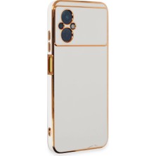 Starseven Poco M5 Kılıf Volet Silikon - Beyaz