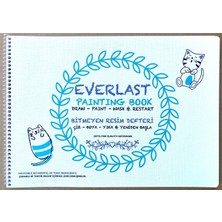 Gıpta Bitmeyen Resim Defteri Plastik Kapak Spiralli 25X35Cm 4 Yaprak Everlast 6184