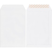 Asil Doğan Torba Zarf 170X250 Mm 110 Gr Beyaz Şilinkli As-0823 (1 Paket 500 Adet)