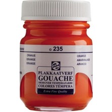 Talens 235 Guaj Boya 16 Ml Orange (Turuncu) (10 Lu Paket)