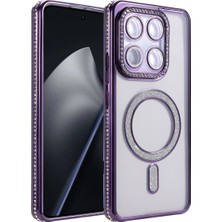 Starseven 15T Joke Simli Magneticsafe Kılıf - Derin Mor
