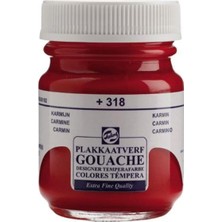 Talens 318 Guaj Boya 16 Ml Carmine (Kırmızı) (10 Lu Paket)