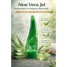 Cansa Aloe Vera Jel Nemlendirici ve Yatıştırıcı Bakım Jeli Yüz ve Vücut Için Doğal Aloe Özlü Cilt Bakım Ürünü