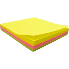  noki yapışkanlı not kağıdı memo 75x75mm küp neon 100 yaprak no:12042 (12 koçan)