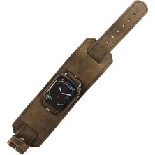 Starseven Watch 42MM NL17 Deri Kordon - Kahverengi