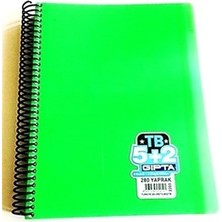 gıpta tb ayraçlı defter pp kapak a-4 280 yaprak
