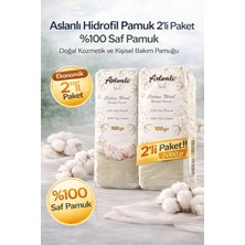 Cansa Aslanlı Hidrofil Pamuk 100 gr x 2 Adet %100 Saf Pamuk Kozmetik ve Kişisel Bakım Pamuğu