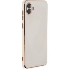 Starseven Galaxy A04 Kılıf Volet Silikon - Beyaz