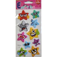  bu-bu emotions puffy sticker yıldızlar 9x21 swp-3002