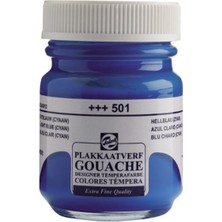  talens 501 guaj boya 16 ml light blue (açık mavi) (10 lu paket)