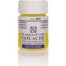 Talens 205 Guaj Boya 16 Ml Lemon Yellow Limon Sarısı (10 Lu Paket)