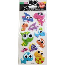 bu-bu puffy sticker oynar gözlü dinazorlar 9x21 swp-2004