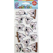  bu-bu emotions sticker koala 9x21 swp-1607